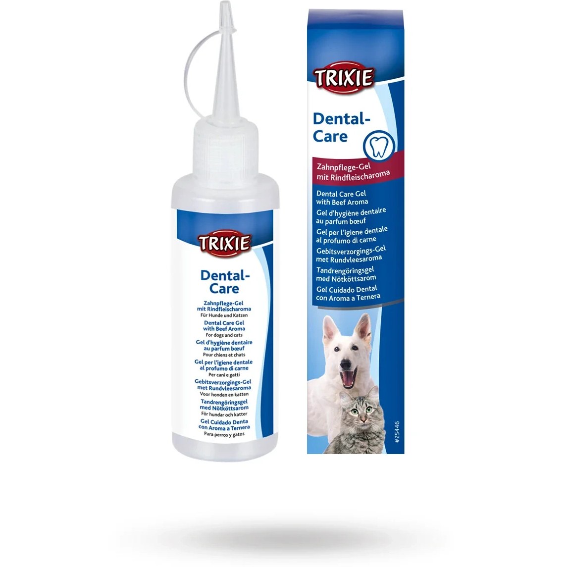 ژل دندان سگ و گربه تریکسی با طعم گوشت trixie dental care